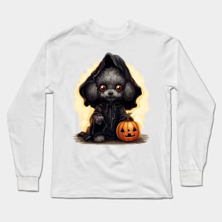 Halloween Poodle Dog #3 Long Sleeve T-Shirt